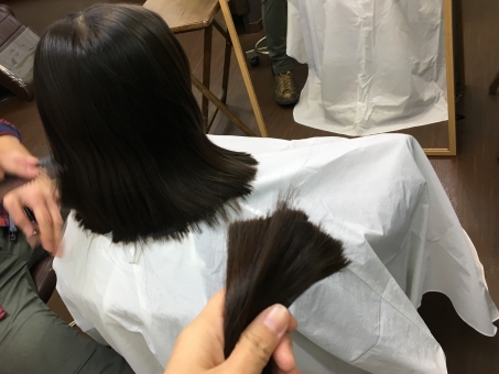 髪のかっと